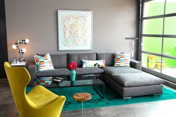 ideias de decoração sala com sofá retrátil e poltronas