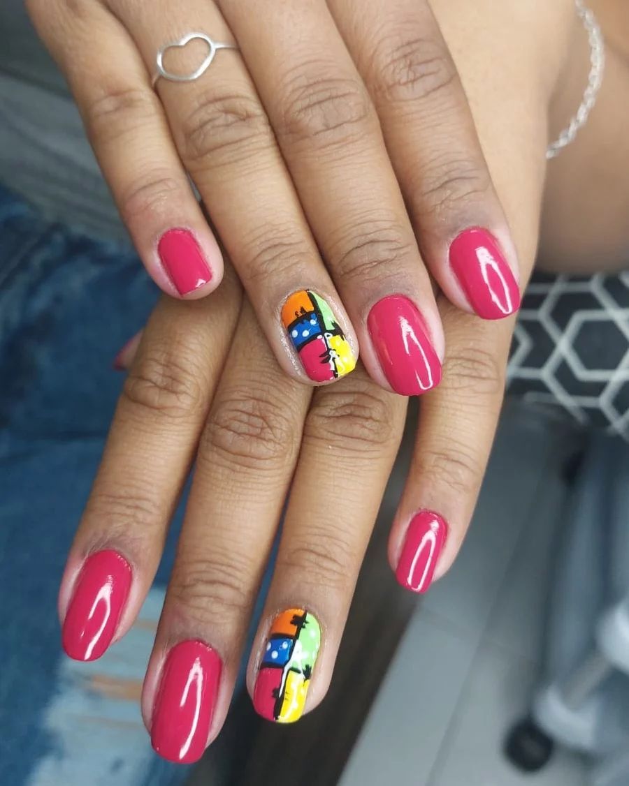 ideias unhas gel sao joao criativas