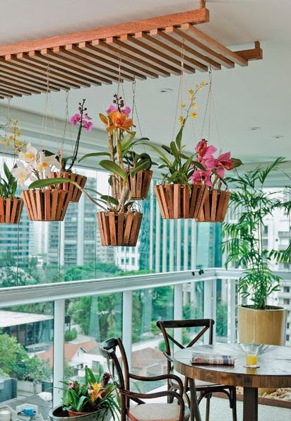 ideias de decoração de varanda com plantas para inspirar
