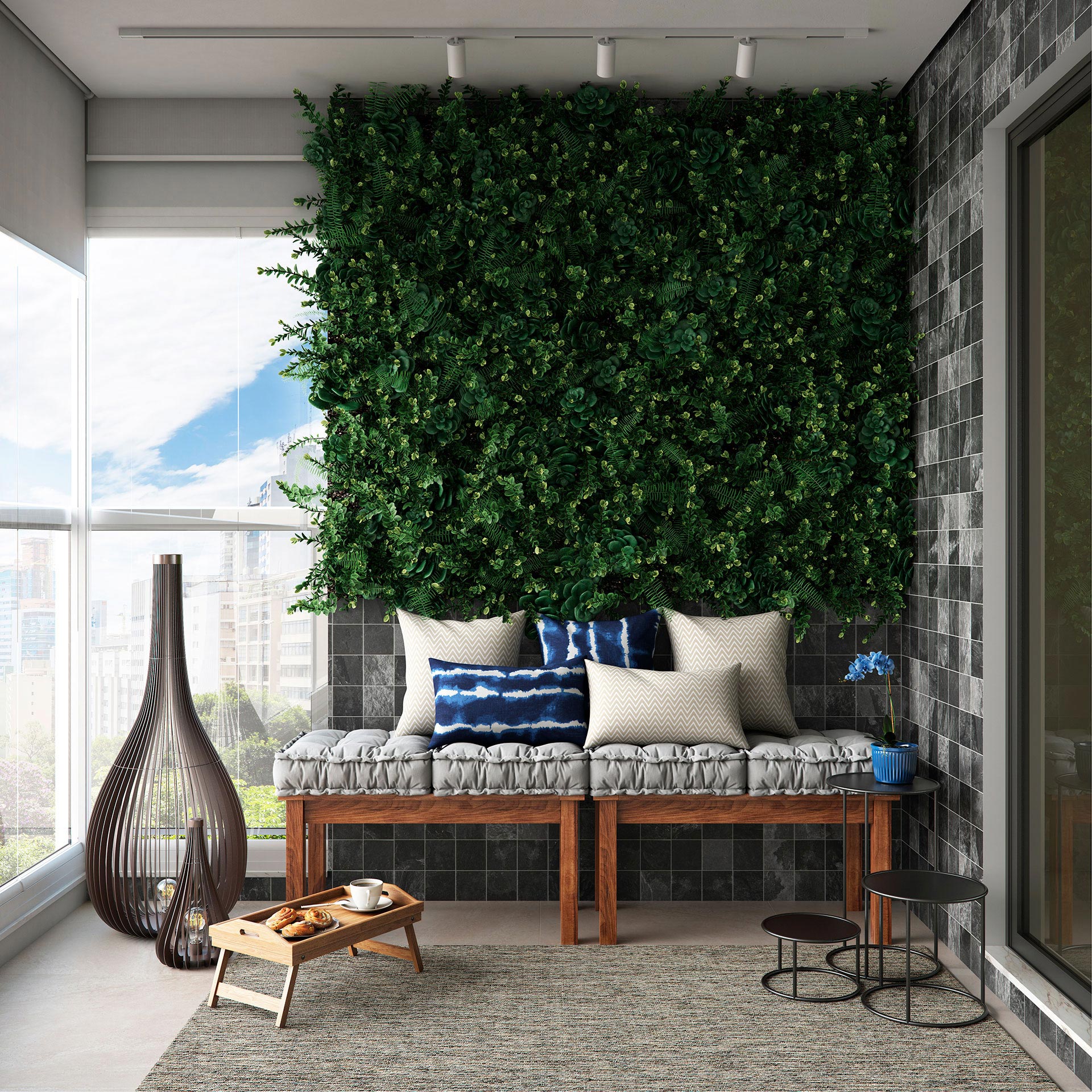 quanto custa decorar varanda com plantas