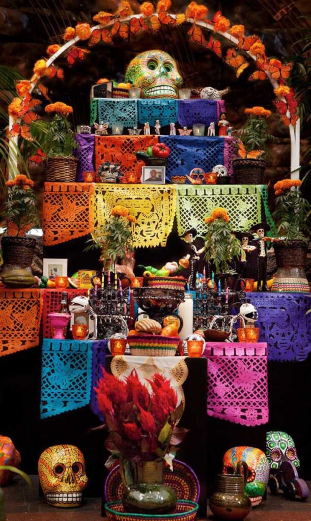decoração dia dos mortos mexico