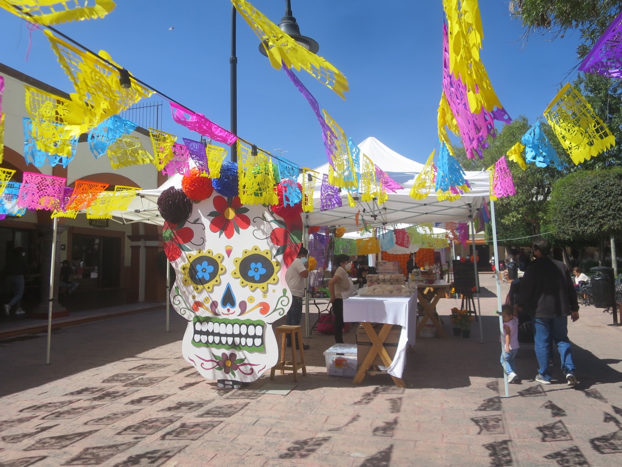 decoração dia dos mortos mexico