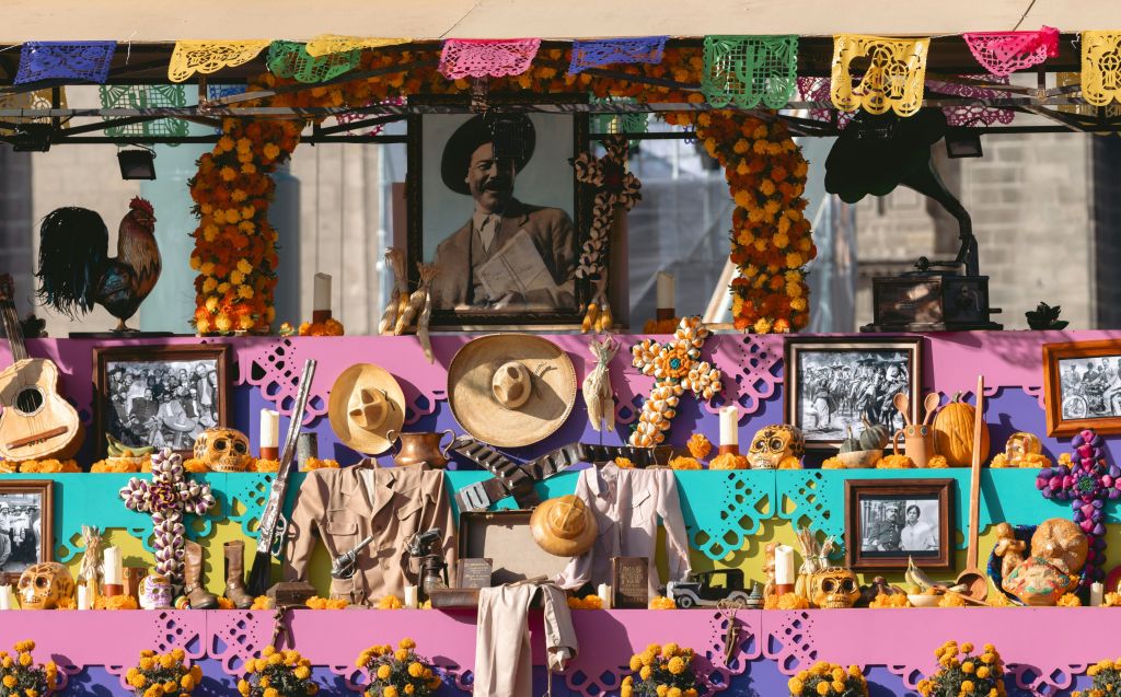 decoração dia dos mortos mexico