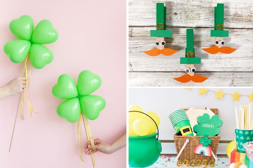 ideias decoração dia dos pais verde simples