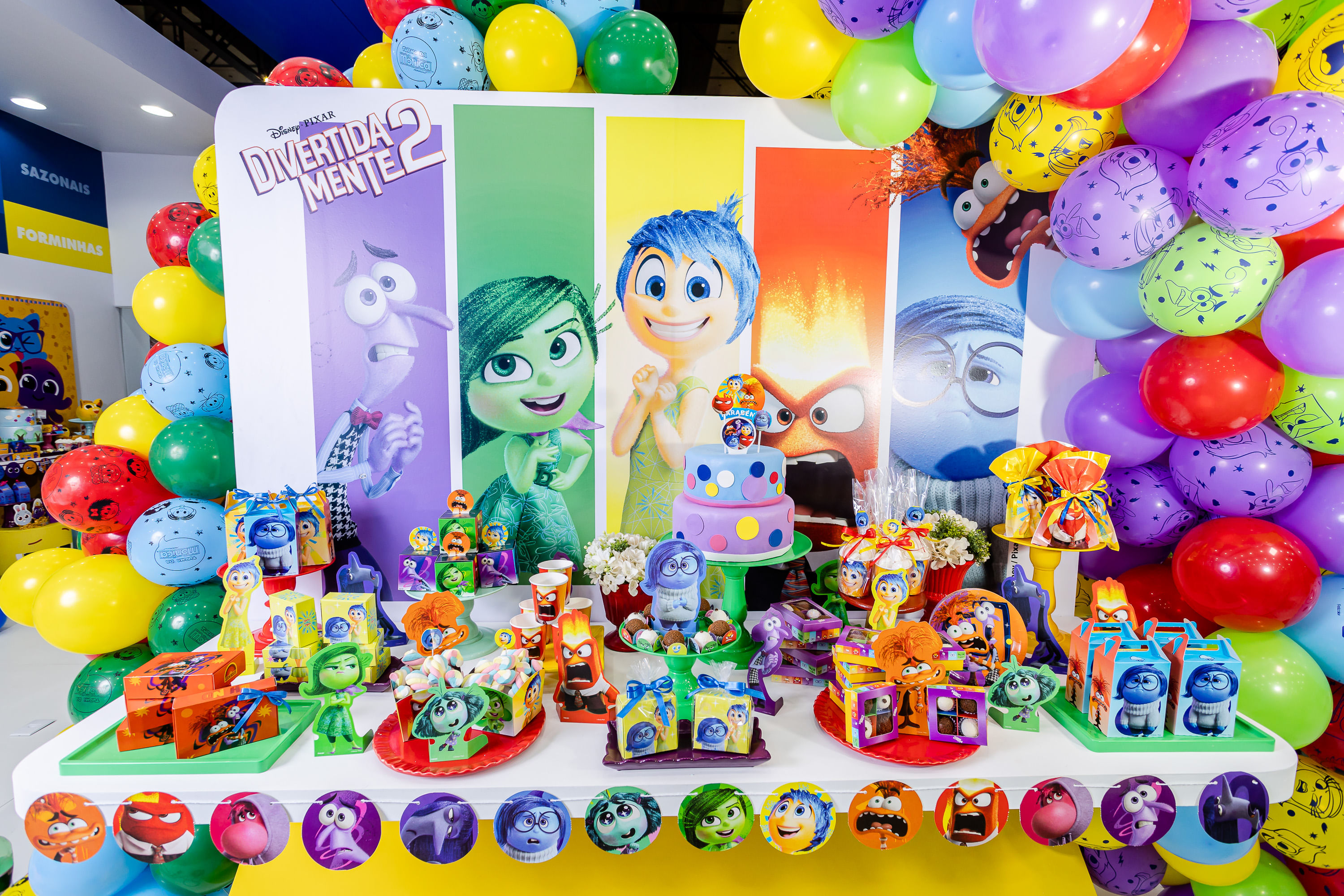 evitar erros decoração divertida mente festa infantil