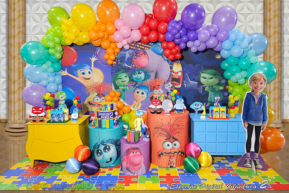evitar erros decoração divertida mente festa infantil