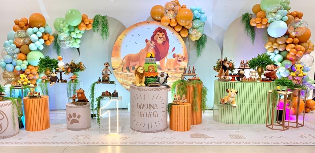 custo decoração festa rei leão orçamento