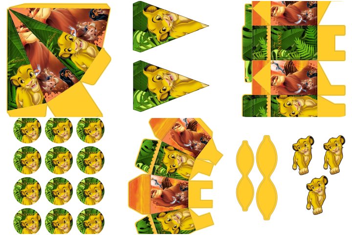 decoração rei leão simples versus luxo qual escolher