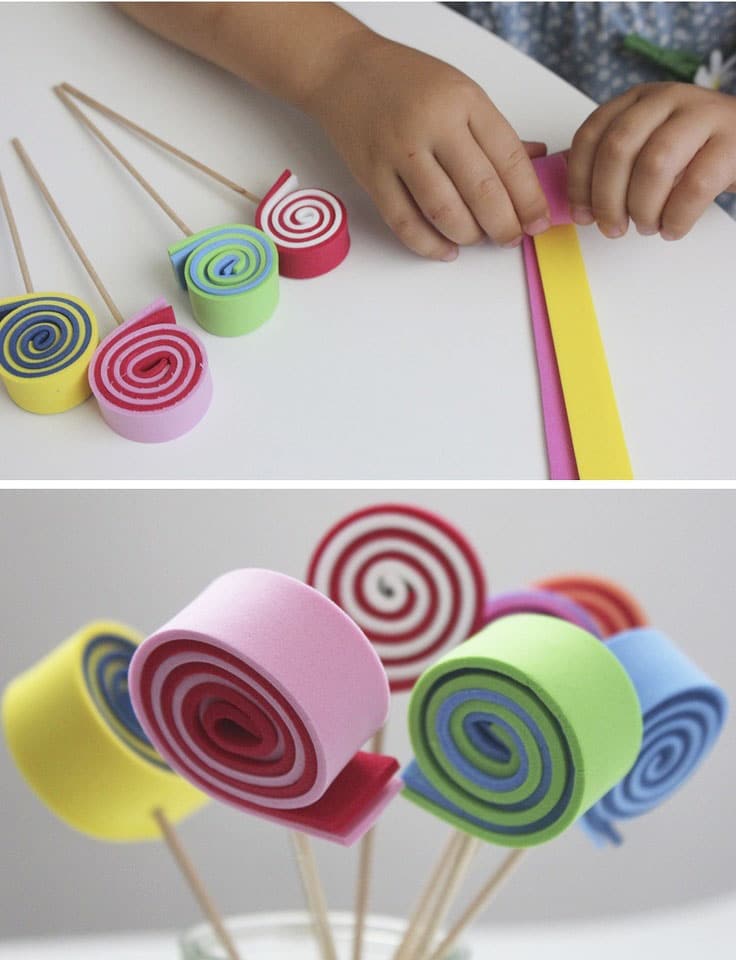 ideias criativas decoração eva festa infantil