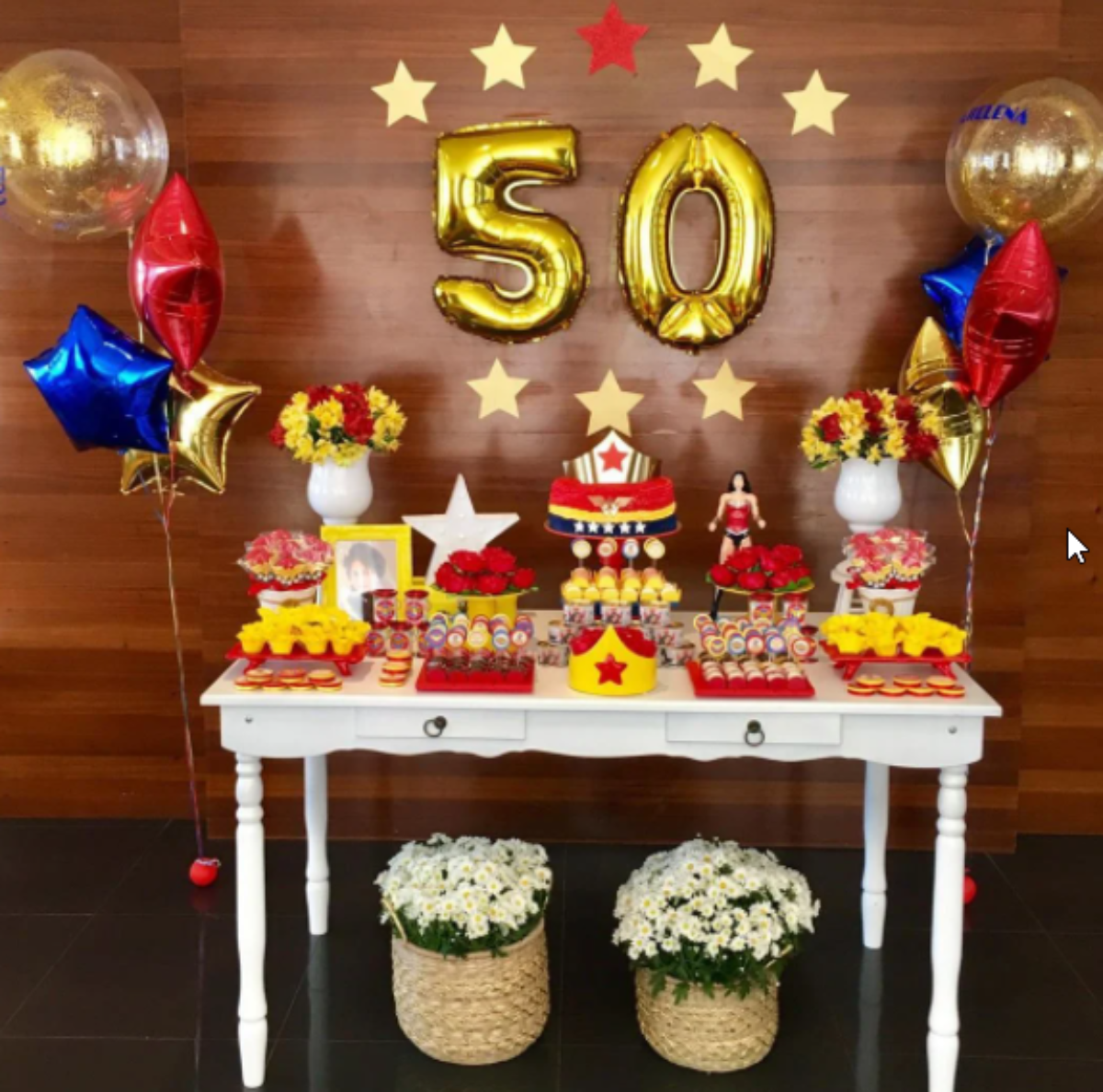 quanto custa decorar festa 50 anos homem
