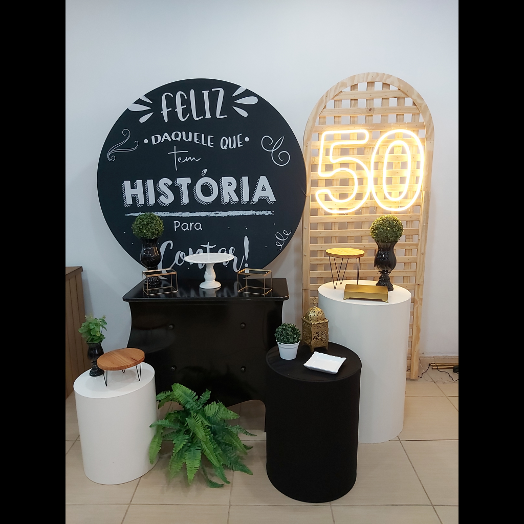 decoração festa 50 anos masculino
