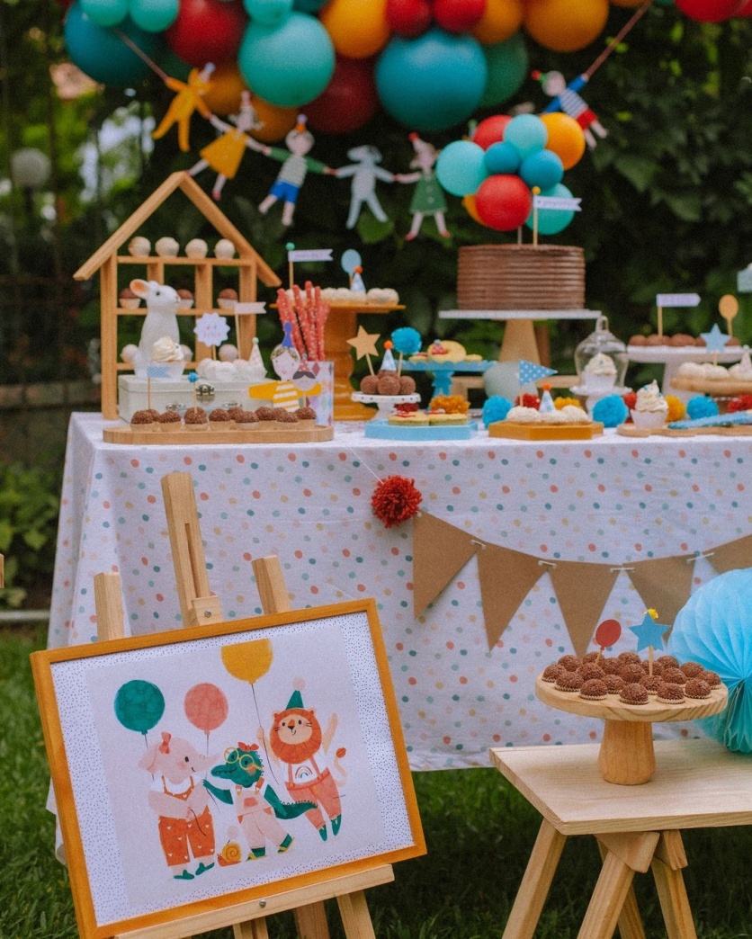 decoração festa infantil tema unicórnio simples casa