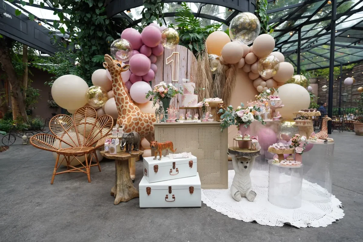 decoração festa infantil tema unicórnio simples casa