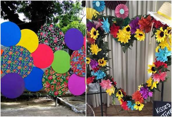 ideias criativas decoracao festa junina papel