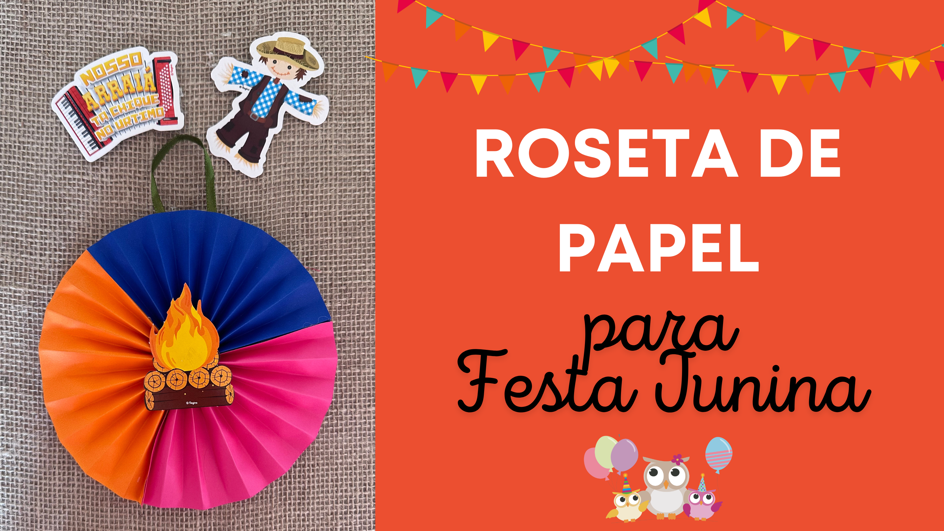 decoração festa junina papel