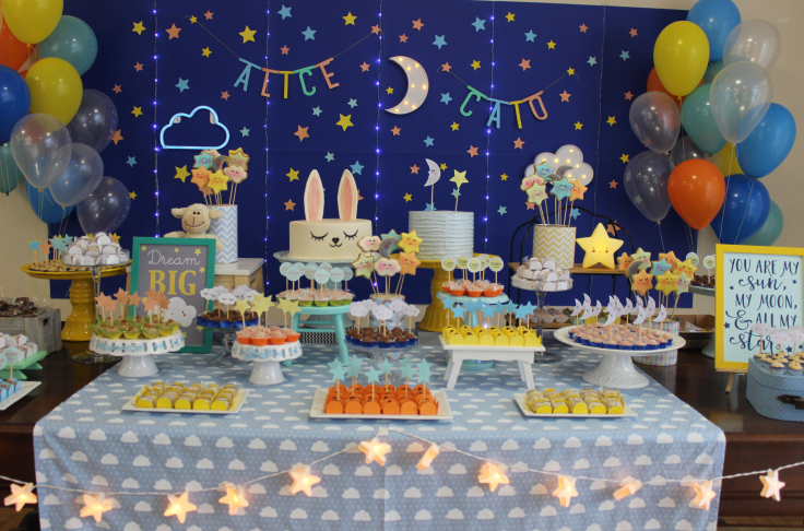 quanto custa decoração festa no céu simples