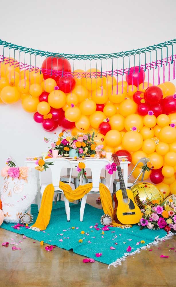 erros comuns decoração festa céu evitar