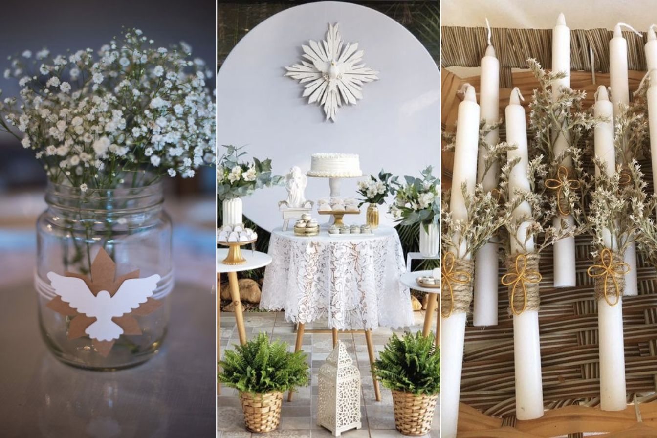 decoração festa primeira eucaristia