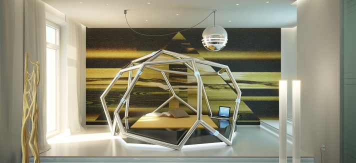 ideias decoração futurista para sua casa