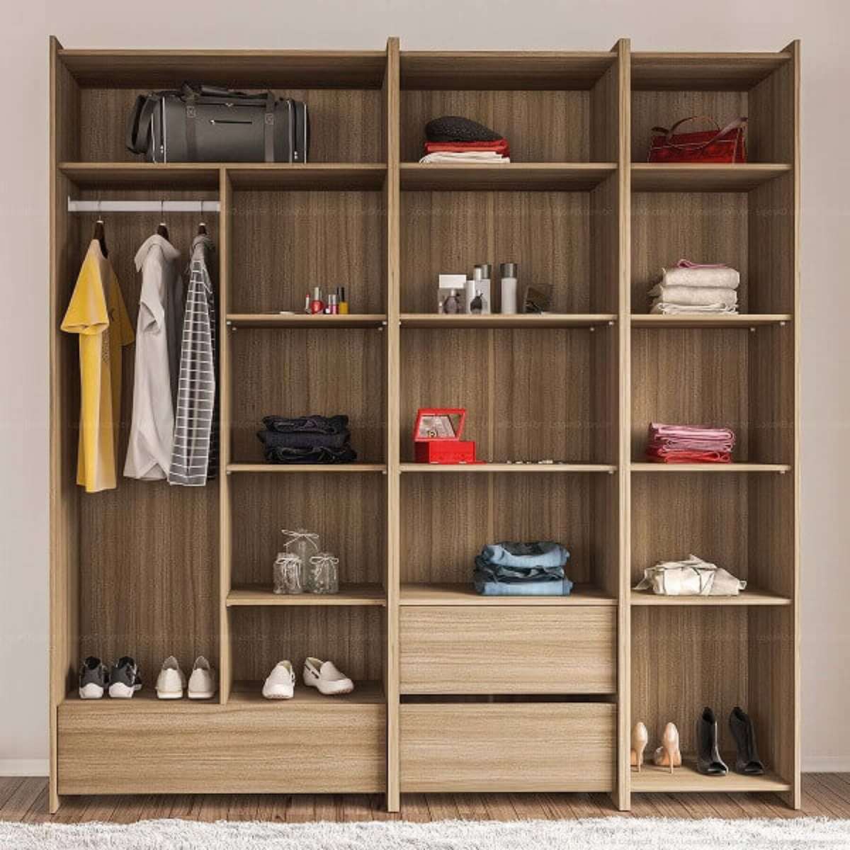 instalar fita led guarda roupa