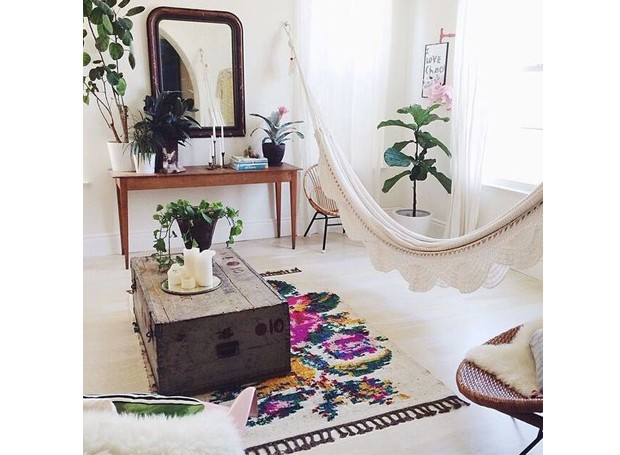 decoração hippie chic versus estilo minimalista