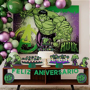 ideias criativas decoração festa hulk infantil
