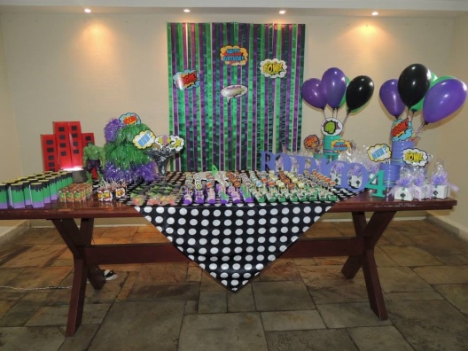 como fazer festa hulk infantil barata e bonita