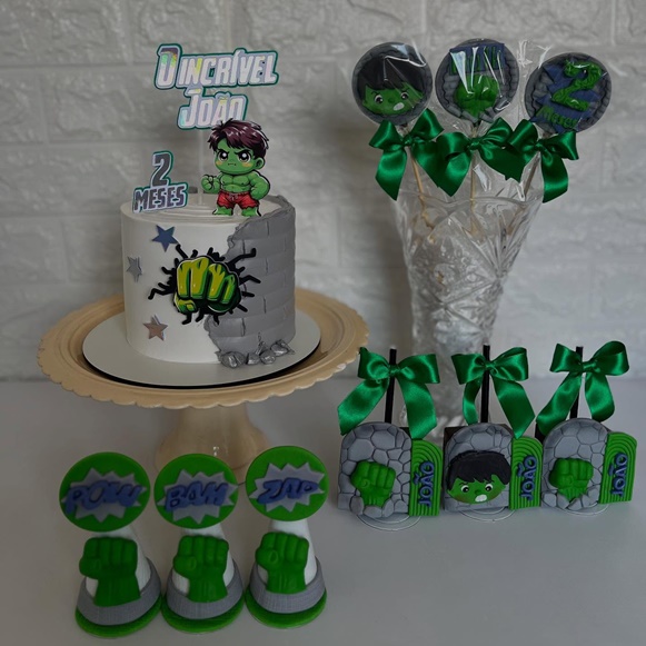 ideias criativas decoração festa hulk infantil