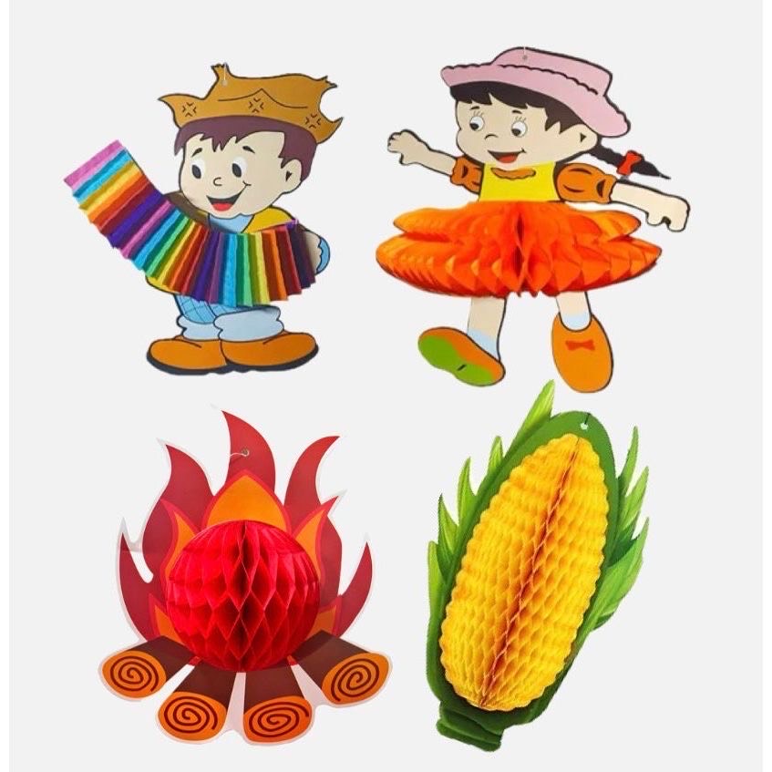 decoração junina para imprimir