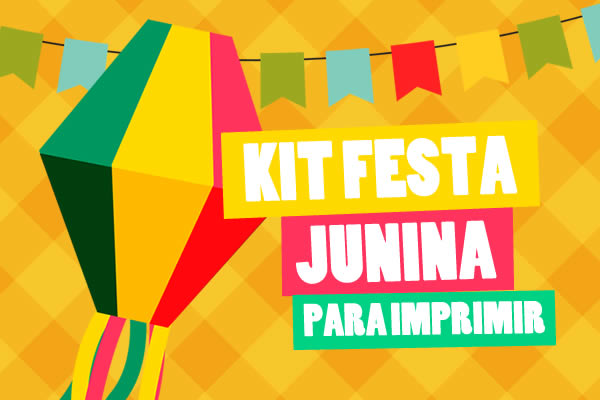 decoração junina para imprimir