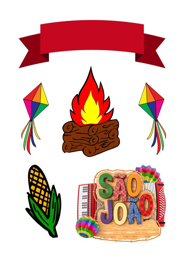 decoração junina para imprimir