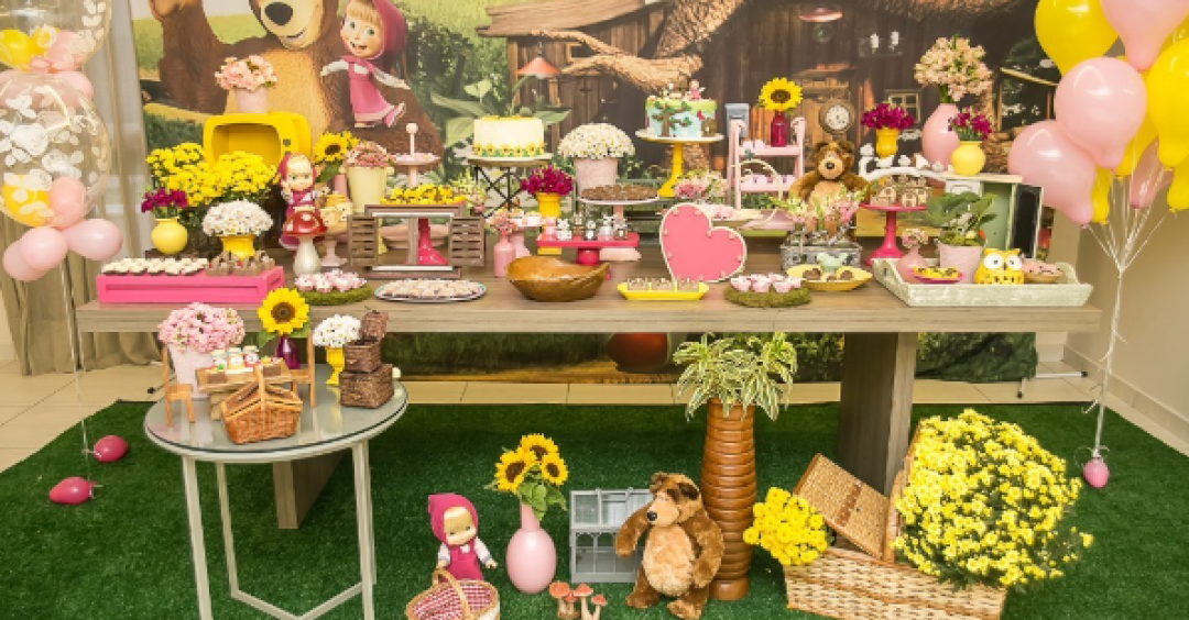 kit festa masha e urso preço