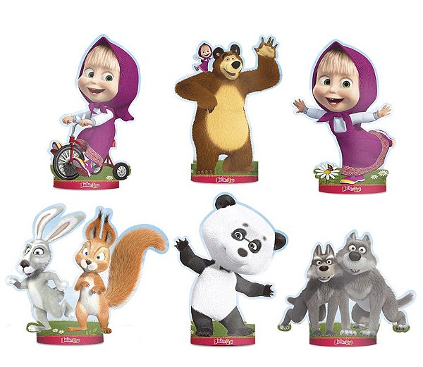 decoração masha e urso luxo ou economica