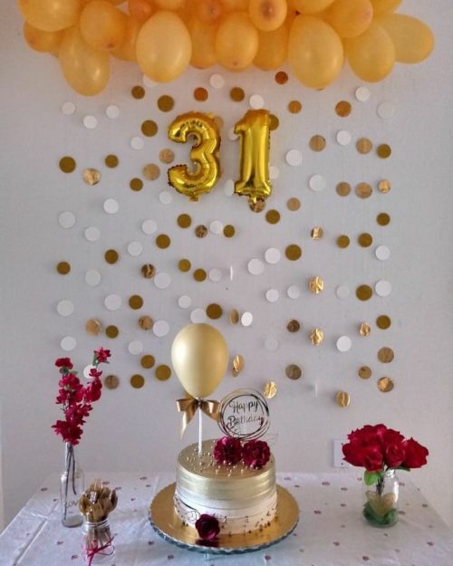 ideias criativas decoração mesa aniversario simples