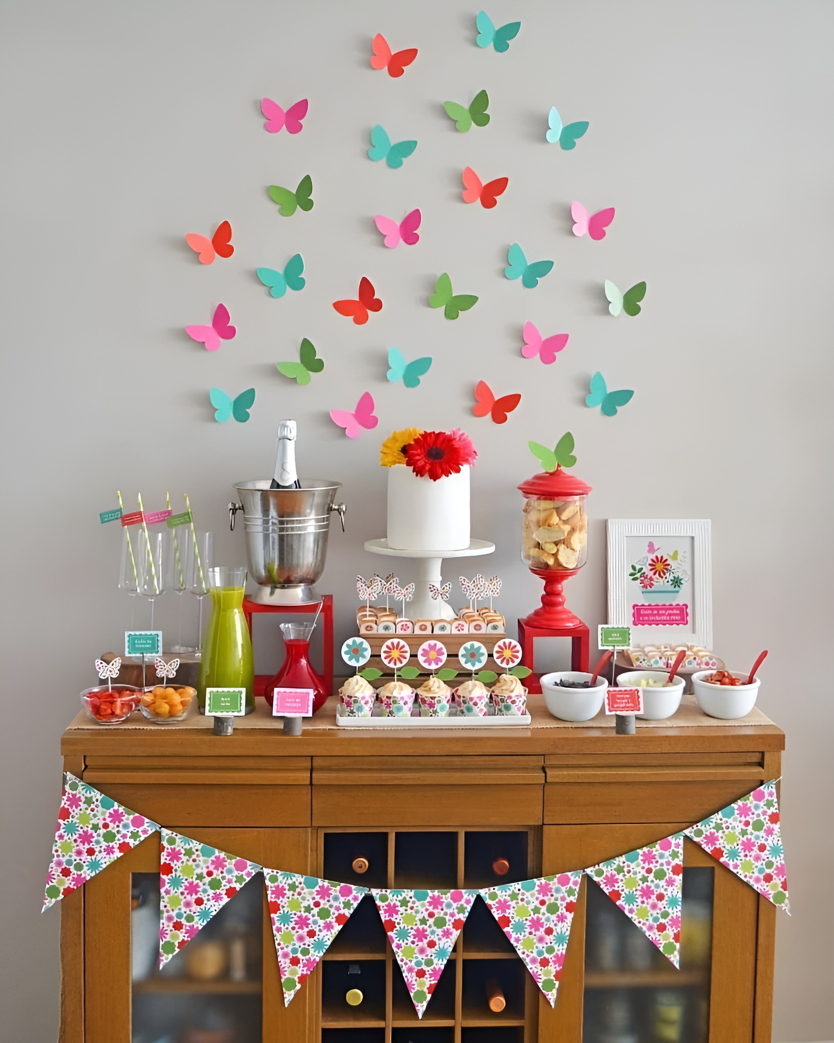 decoração mesa aniversario infantil tema safari chic