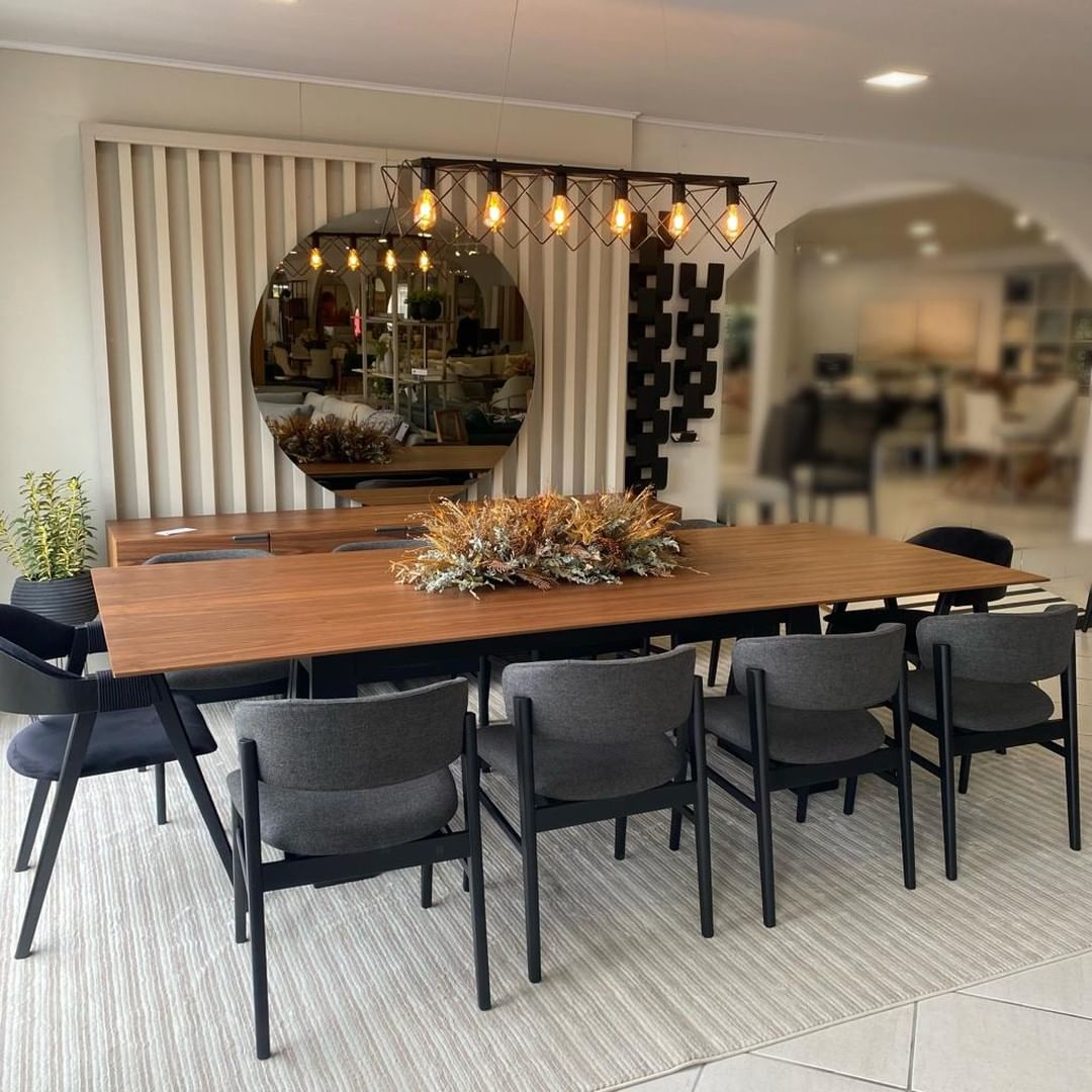 ideias decoração mesa sala jantar moderna