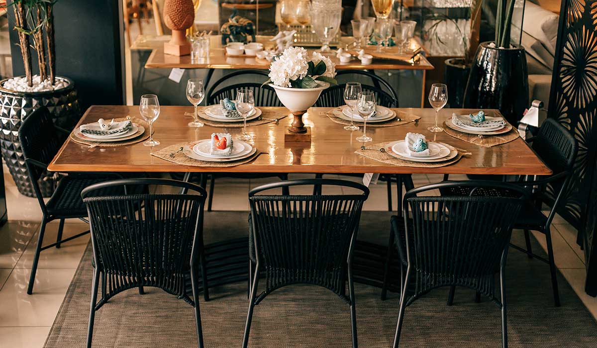 decorar mesa sala jantar barato