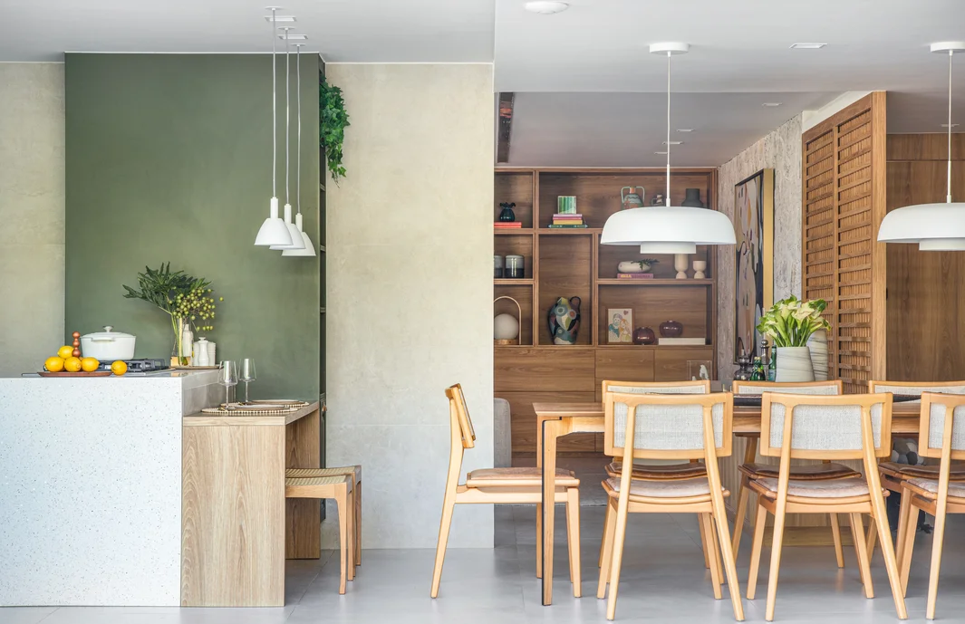 mesa jantar redonda versus retangular decoração