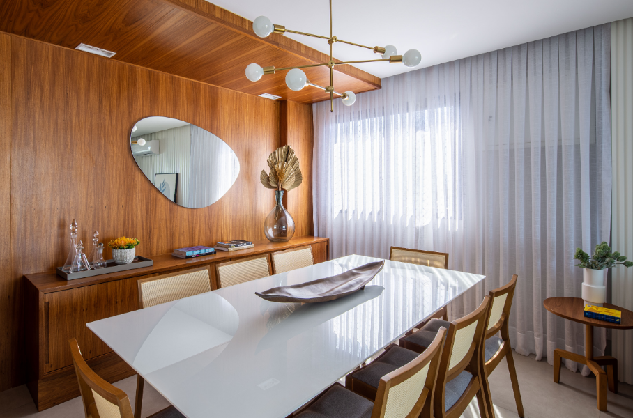 centro de mesa sala jantar pequeno