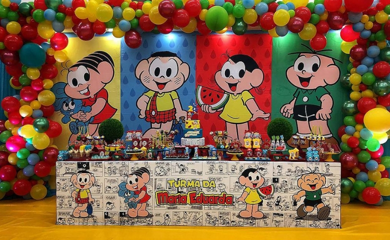 decoração monica simples