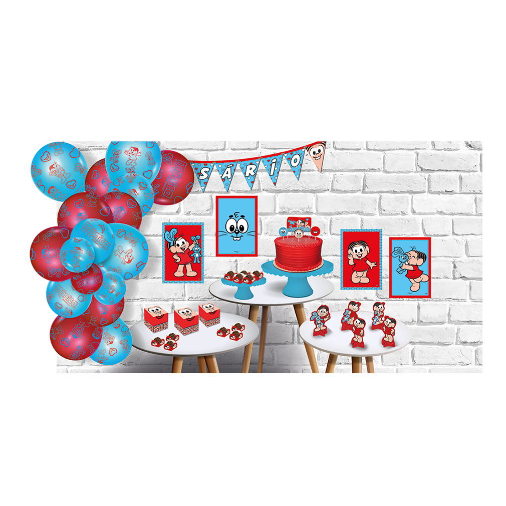 decoração monica simples para mesversário ideias exclusivas