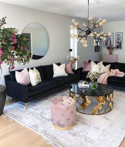 decoração preta fosca versus brilhante qual escolher