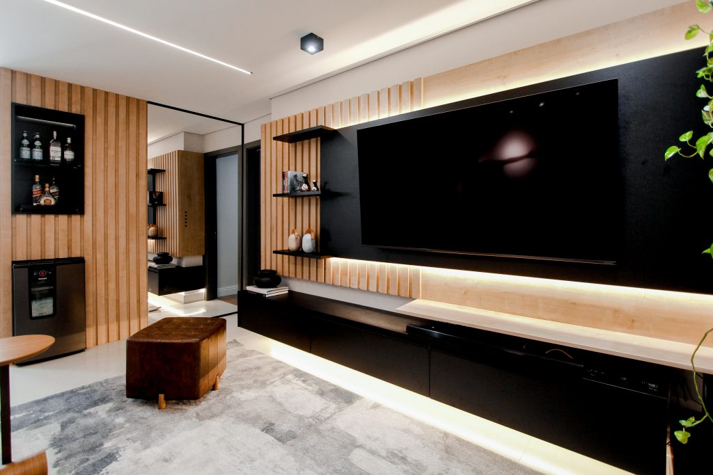 decoração na cor preta