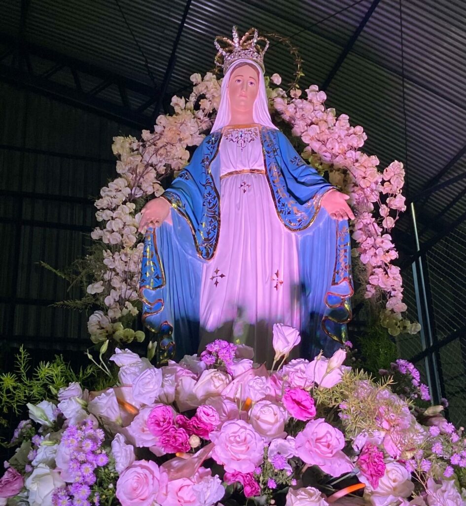 decoração nossa senhora das graças