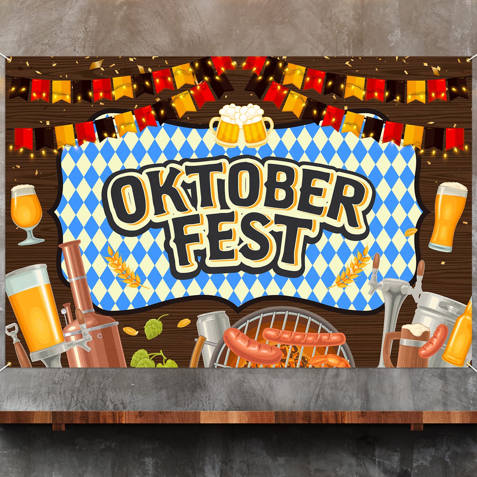 decoração oktoberfest barata vs premium