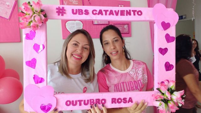 como fazer painel asas prevencao outubro rosa ubs