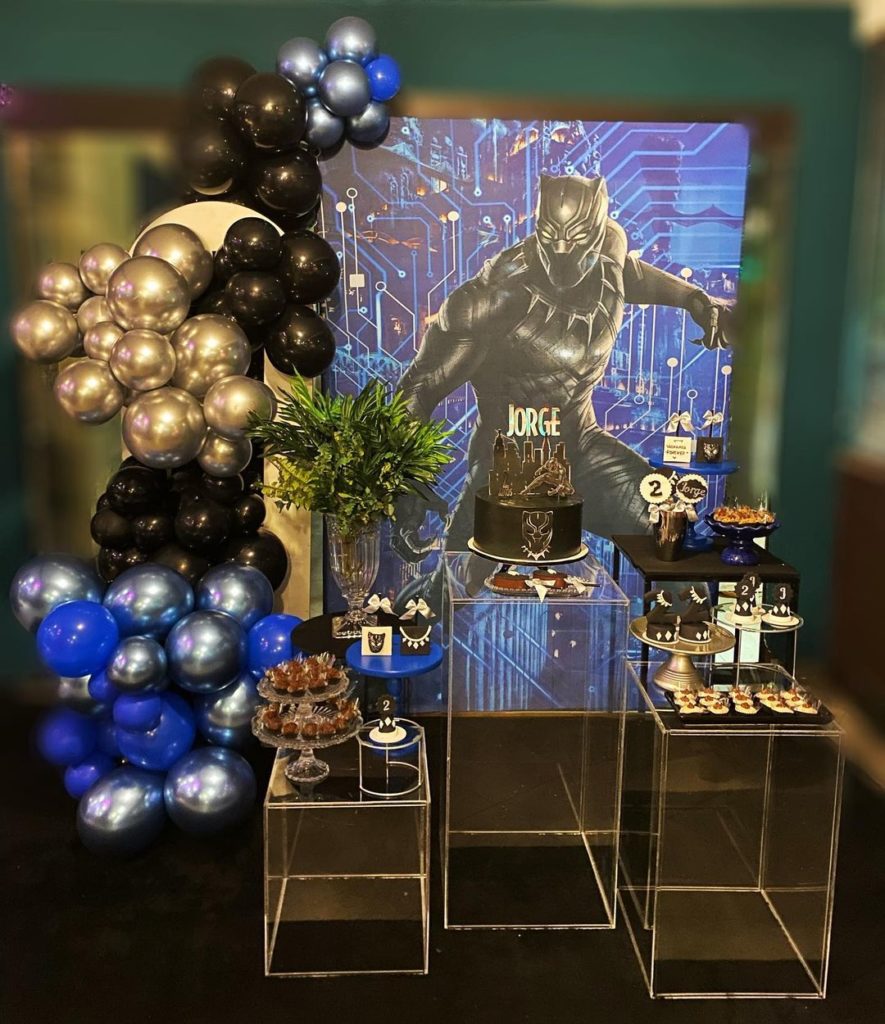 kit festa pantera negra pronto ou fazer em casa