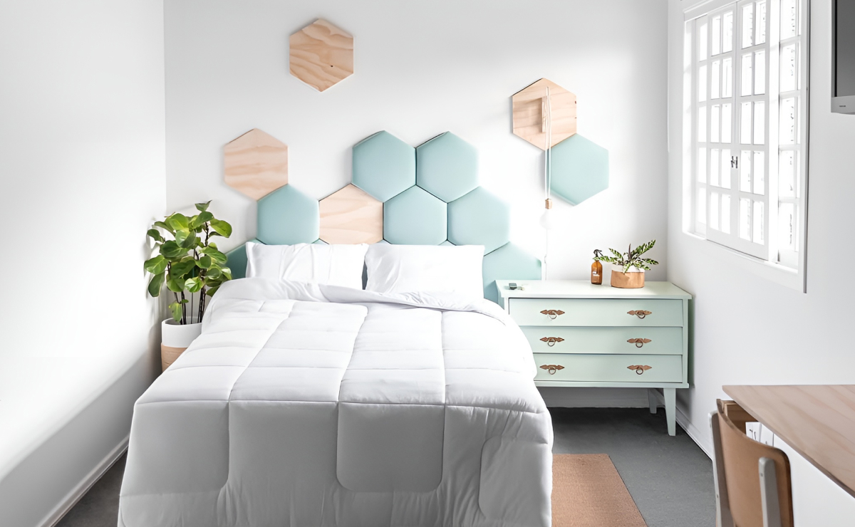 decoração para cabeceira de cama