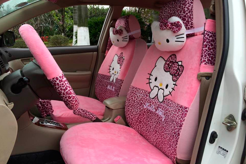 ideias criativas decoração carro feminino
