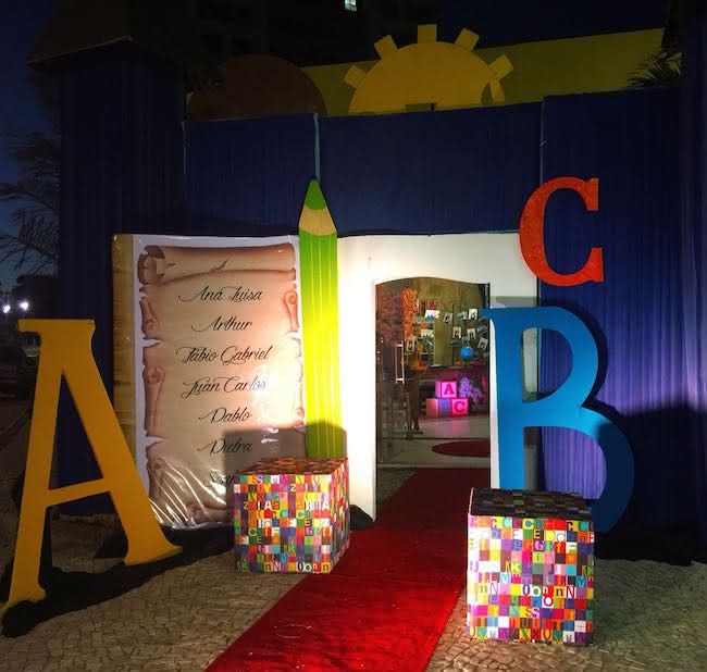 decoração para formatura 9°